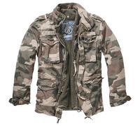 Brandit M-65 Giant Jacket Tactical Mens Warm Field Parka Light Woodland Camo
