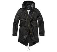Brandit M51 US Parka Cotton Lining Outdoor Casual Mens Hooded Fishtail Black