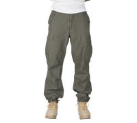 Brandit M-65 Vintage Pants, green, size XL for Men