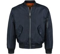 Brandit MA1 Jacket Security Mens Bomber Flight Nylon Warm Pilot Flyer Dark Navy