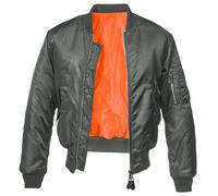 Brandit MA1 Classic Jacket, black-grey, size S for Men