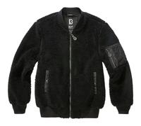 Brandit MA1 Sherpa Jacket Mens Hunting Warm Camping Outdoor Soft Black