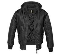 Brandit MA1 Sweat Jacket Hoodie black size XL