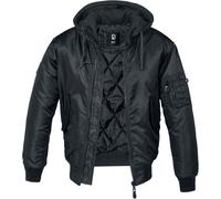 Brandit MA1 Sweat Hooded Jacket, color: black, size: 4XL