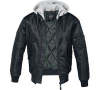 Brandit MA1 Sweathood Bomber Jacket black grey S