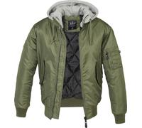 Brandit MA1 Sweathood Bomber Jacket olive M