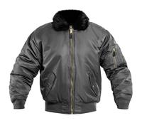 Brandit MA2 Fur Collar Jacket Black S