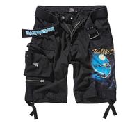 Brandit Maiden Savage Shorts FOTD, Color: black, Size: XL