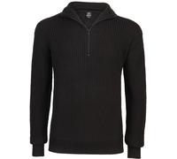 Brandit Marine Pullover Troyer, black, size 3XL