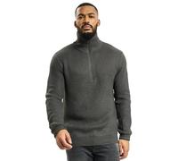 Brandit Marine Pullover Troyer, black-grey, size 2XL for Men