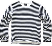 Brandit Marine Sweat Pullover, blue/white, size M
