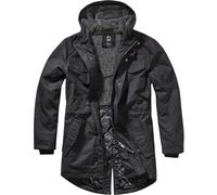 Brandit Men's Marsh Lake Parka - Black, L (Regular), Waterproof, Polyester, Fishing, Autumn/Winter