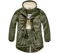 Brandit Marsh Lake Parka Mens Warm Winter Teddy Military Army Vintage Coat Olive