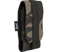 Brandit Medium Molle Phone Pouch, black/camouflage, One size
