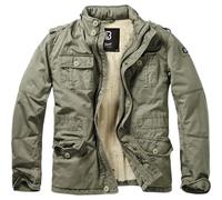 Brandit Men Sherpa-lined Cold-weather Casual Outdoor Classic Field Jacket, Olive, M