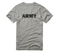 Brandit Men's Army T-Shirt, Grey Melange, XL