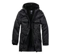 Brandit Men's Bw Parka Forest 9633 Coat, Schwarz,