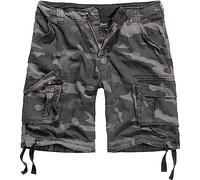 Brandit Men's Cargo Shorts, Dark Camo, X-Large