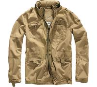 Brandit Men's Military M65 Short Combat Light Field Jacket Parka - Camel - 2XL