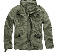 Brandit Men's Military M65 Short Combat Light Field Jacket Parka - Olive - Medium