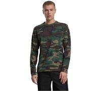 Brandit Premium Longsleeve Shirt Mens Cotton Top Classic Tee Woodland Camo
