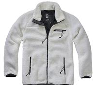 Brandit Men's Teddyfleece Jacket, Weiß, L