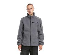 Brandit Teddyfleece Ramble Jacket, Color: anthracite, Size: XL