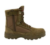 Brandit Men's Zipper Military & Tactical Boot, Olive, 8 UK
