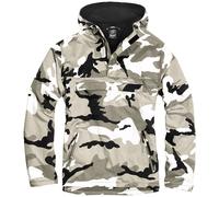 Brandit Military Windbreaker Tactical Hooded Anorak Mens Jacket Urban Camouflage