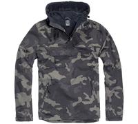 Brandit Military Windbreaker Warm Mens Anorak Hooded Tactical Jacket Dark Camo