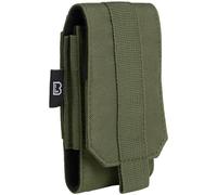 Brandit MOLLE Phone Pouch Tactical Hiking Webbing Belt Outdoors Cable Entries