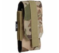 Brandit MOLLE Phone Pouch Tactical Hiking Webbing Belt Outdoors Cable Entries
