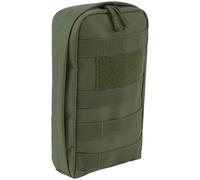 Brandit MOLLE Pouch Snake Zipper Organizer Pocket Webbing PALS Tactical Olive
