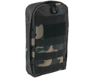 Brandit MOLLE Pouch Snake Zipper Organizer Pocket Webbing Tactical Dark Camo