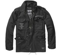 Brandit Motörhead M65 Jacket Removable Lining Warpig Logo Field Coat Parka Black