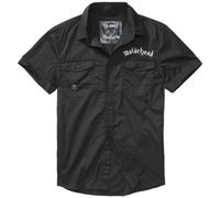 Brandit Motörhead Shirt Warpig Print Straight Cut Short Sleeve Cotton Black