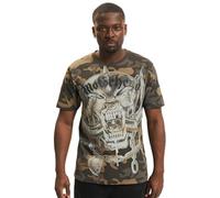 Brandit Men's Motörhead T-Shirt Warpig Print, Dark camo, XXXXX-Large