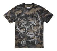 Brandit Men's Motörhead T-Shirt Warpig Print, Dark camo, XXXXX-Large