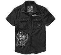 Brandit Motörhead Vintage Shirt 1/2 Sleeve Black Size Small