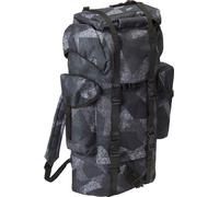 Brandit Nylon Backpack, black/grey, One size