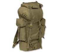 Brandit Nylon Backpack, Dark Olive, One size