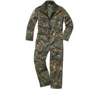 Brandit Panzerkombi Overall Tactical Army Coverall Mens Work Suit Flecktarn Camo