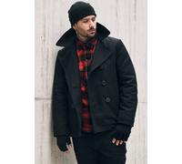 Brandit Pea Coat - Black