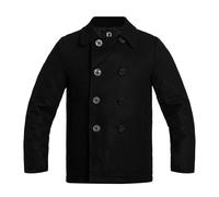 Brandit Pea Coat Jacket, black, size L