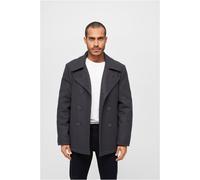 Brandit Pea Coat Caban Jacket Parka Black Classic Uniform Coat