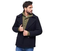 Brandit Pea Coat, Color: navy, Size: XL