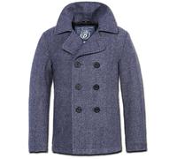 Brandit Pea Coat, Color: black, Size: 7XL