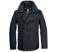 Brandit Pea Coat Jacket, black, size 4XL