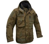 Brandit Performance Outdoor Jacket Coat Tactical Hooded Water-repellent Olive