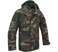 Brandit Performance Outdoor Jacket Coat Tactical Hooded Water-repellent Woodland